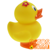 Pato de goma baby flor