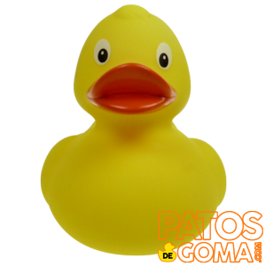 pato de goma clasico amarillo