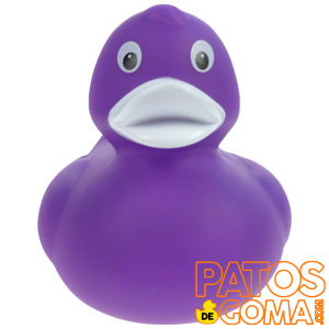 pato de goma clasico morado