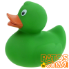 pato de goma clasico verde 2