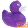 pato de goma clasico morado 2