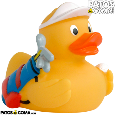 Pato de goma golf 