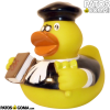 pato de goma juez negro