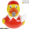 pato de goma publicitario arbitro