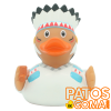 pato de goma jefe indio