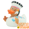 pato de goma jefe indio b