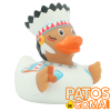 pato de goma jefe indio e