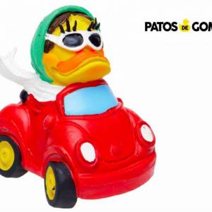 patitos de goma conductora