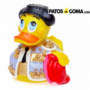 patito de goma torero