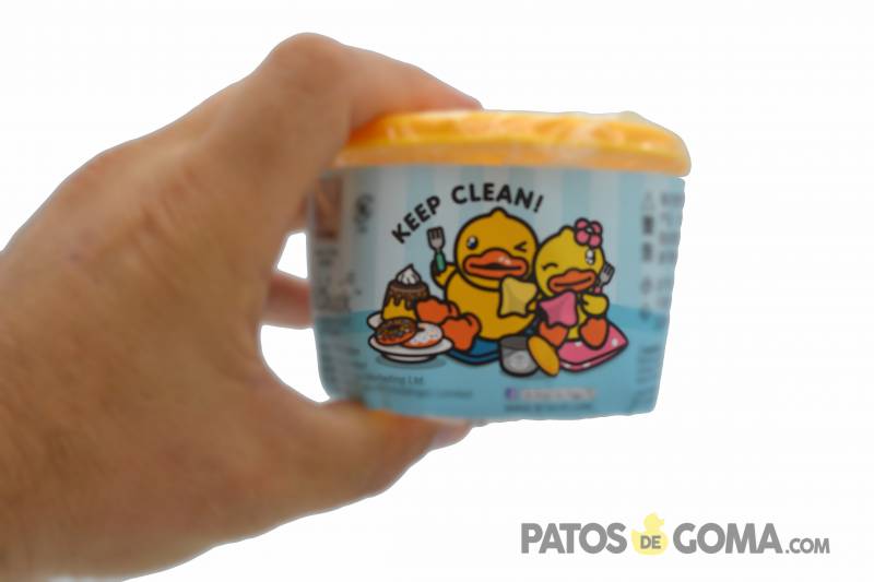 Tupper infantil patita + 2 pañuelos algodón patita