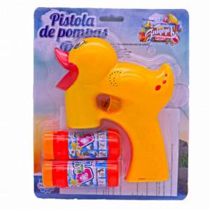 Pistola pompas de jabon patito