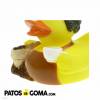 Patito de goma cafetero 1093B f