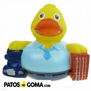 Pato de goma transportista