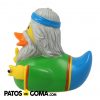 pato de goma hippie