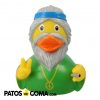 pato de goma hippie