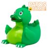 pato de goma dino pato verde