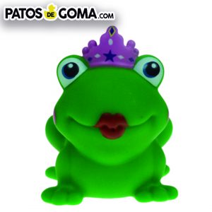 pato de goma rana reina