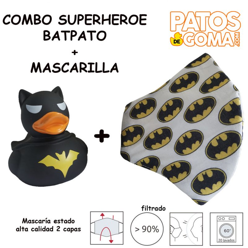 combo batpato y mascarilla