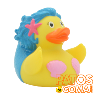 patito de goma sirenita hermosa