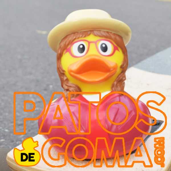 pato de goma hipster chica