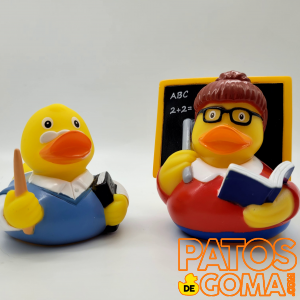 combo patos de goma profesores