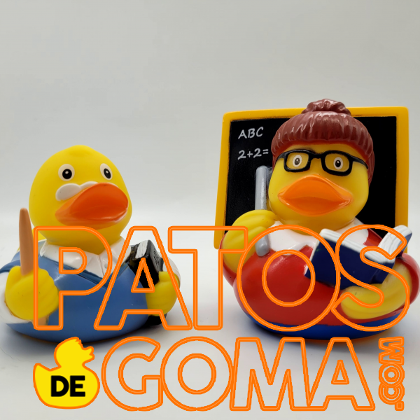 combo patos de goma profesores