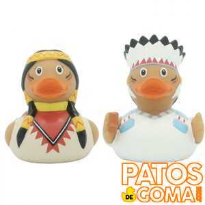 pareja de patos indios