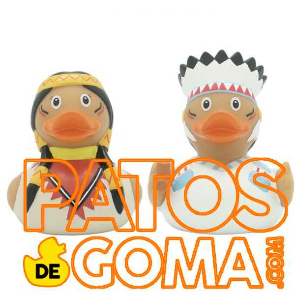 pareja de patos indios