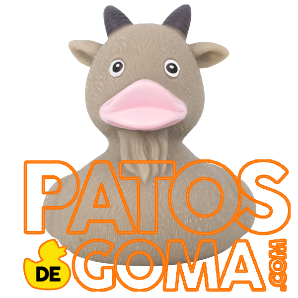 pato de goma cabra