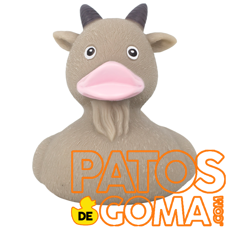 pato de goma cabra