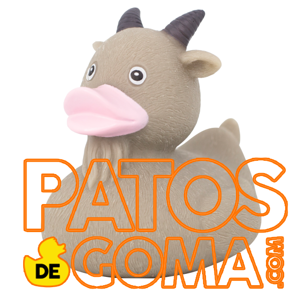 pato de goma cabra