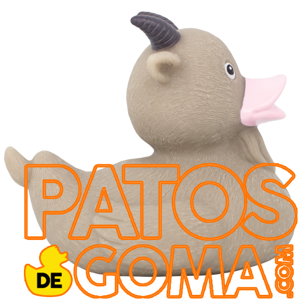 pato de goma cabra