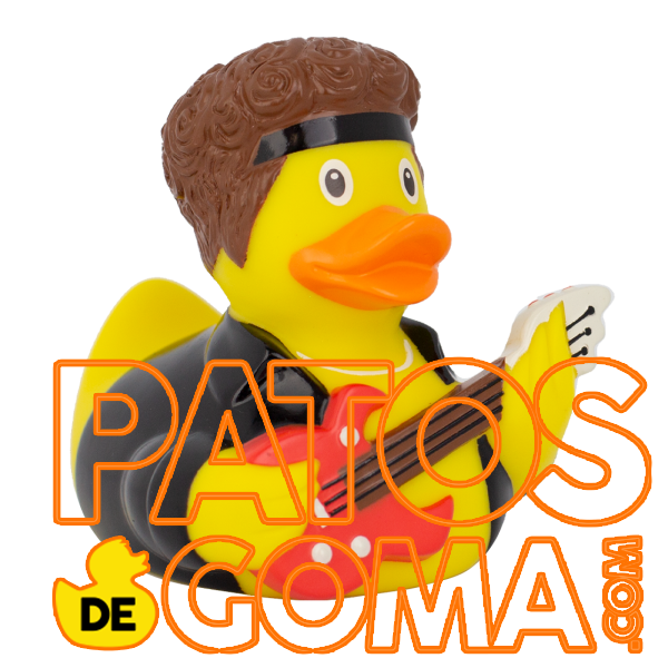 pato de goma ROCK AND ROLL