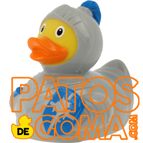 pato de goma caballero medieval