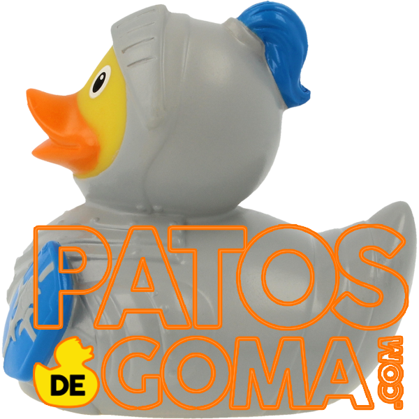 pato de goma caballero medieval