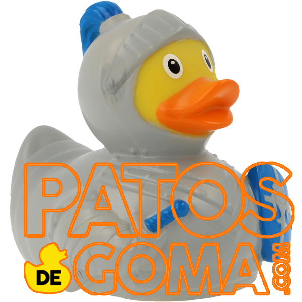 pato de goma caballero medieval