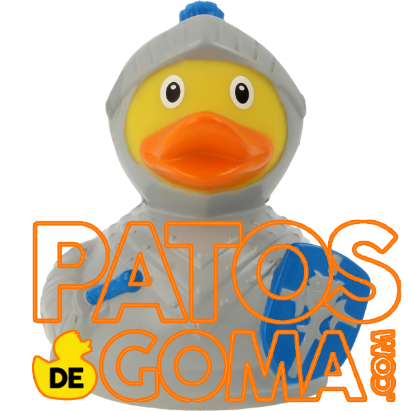 pato de goma caballero medieval