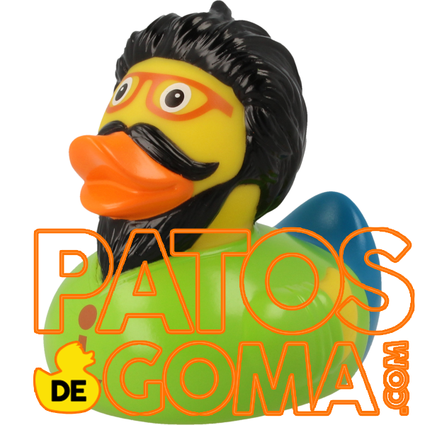 pato de goma hipster