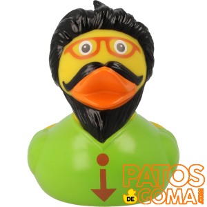 pato de goma hipster