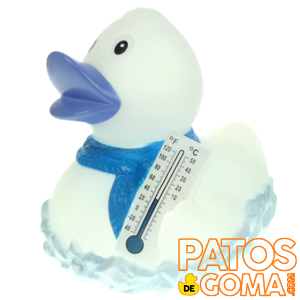 pato de goma bajo cero