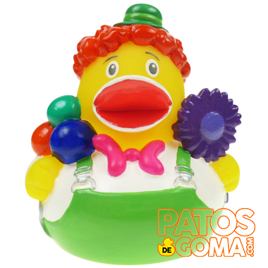 pato de goma payaso