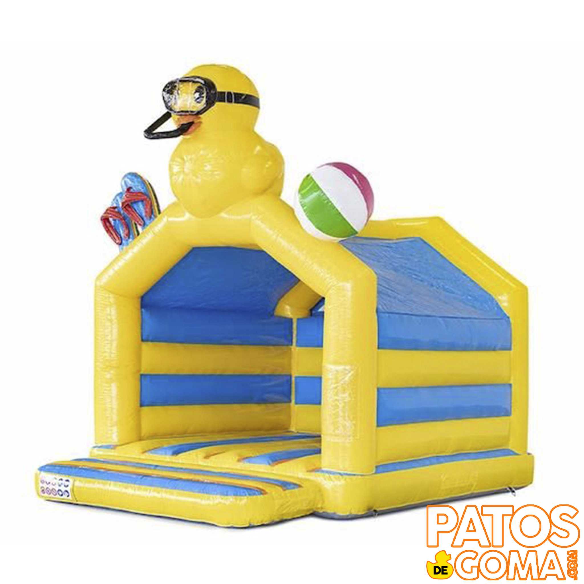 castillo hinchable pato de goma JUMP