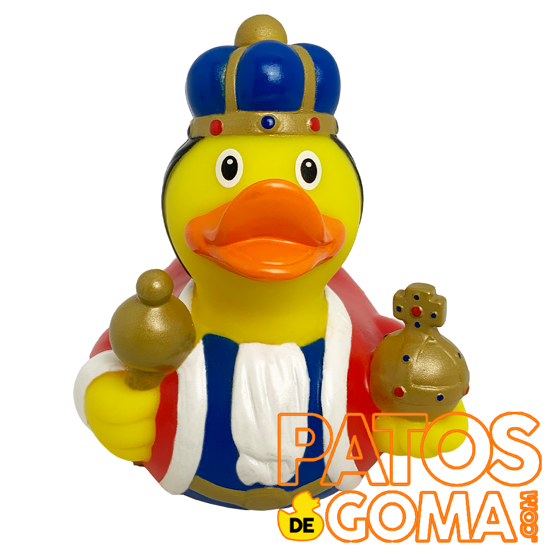 pato de goma rey